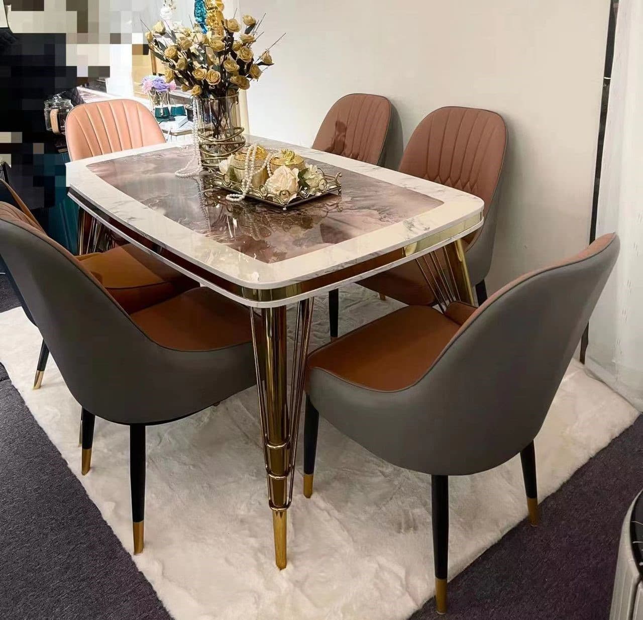 Drop-Leaf Dining Table